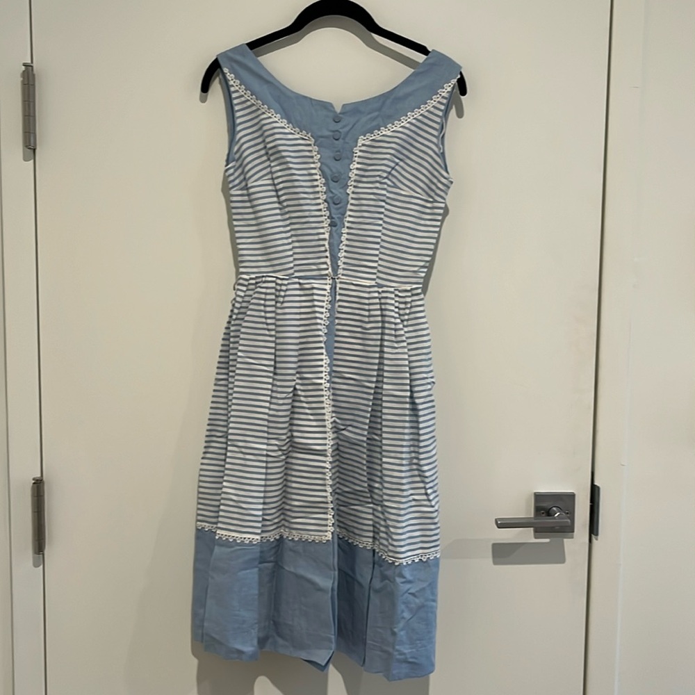 Vintage 50s striped dress